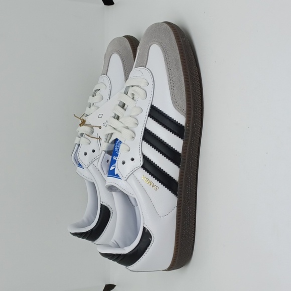 adidas Originals Other - New Adidas Originals Samba White & Black Shoes Sz 5.5